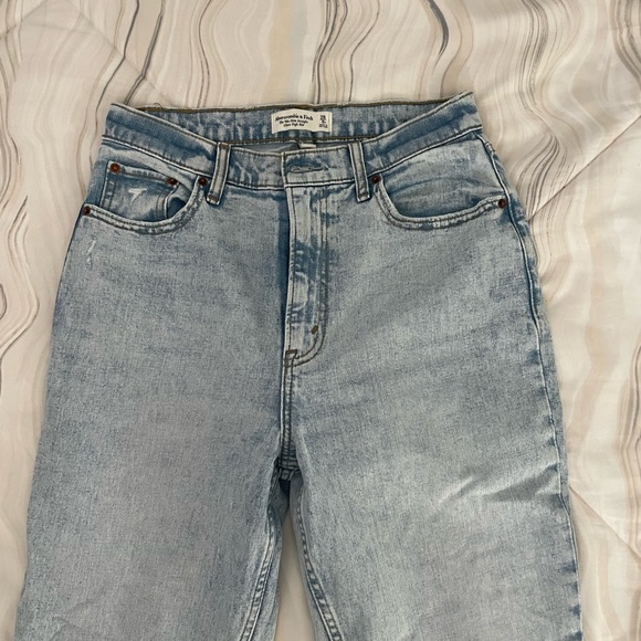 Abercrombie & fitch 90s slim straight ultra high rise jeans - Picture 2 of 6